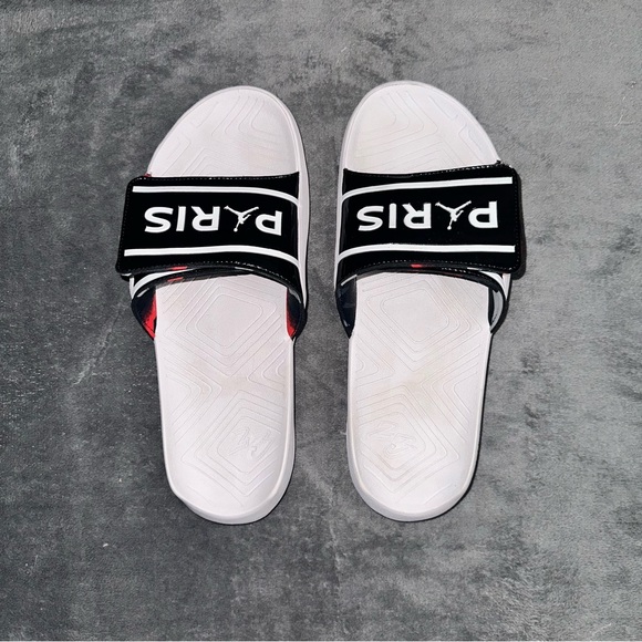 Nike Air Jordan Hydro 7 V2 Slide - PSG Paris Saint-Germain - Size 10 - Picture 2 of 5